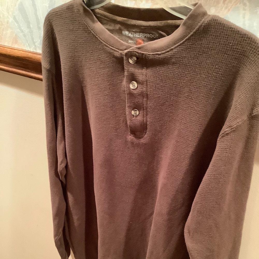 Mens Weatherproof long sleeve shirt